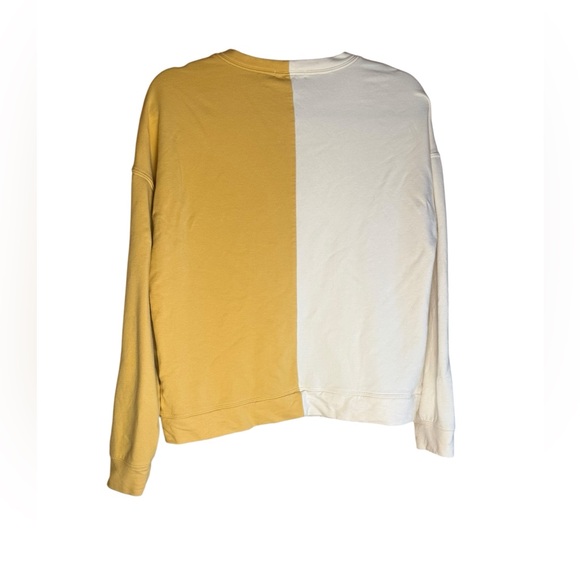 Marine Layer Cate Cabin Core Sweatshirt Ochre/Antique White Women’s Medium - Picture 4 of 10